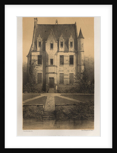 …Pl. 73, Manoir De Sillac, 1860 by Victor Petit