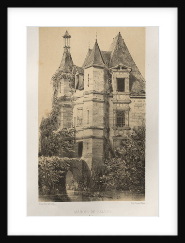 …Pl. 78, Manoir de Belvau, 1860 by Victor Petit