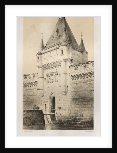 …Pl. 80, Porte Notre-Dame à Sens daprès dancienNEs dessins, 1860 by Victor Petit