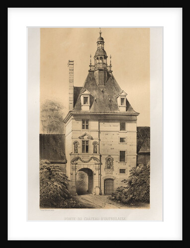 …Pl. 85, Porte du Château dOutrelaise, 1860 by Victor Petit