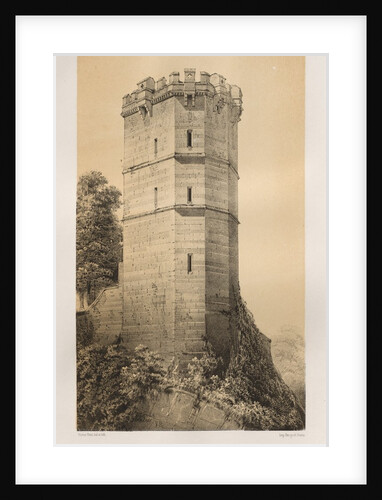 …Pl. 90, Tour de Buffon à Montbard, 1860 by Victor Petit