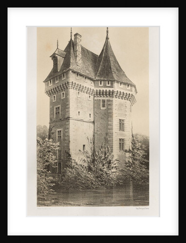 …Pl. 91, Château de Tévray, 1860 by Victor Petit