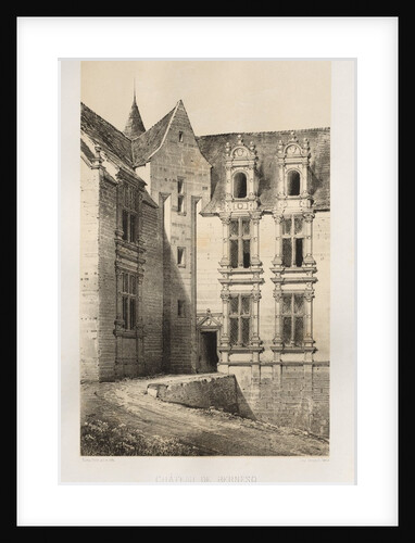 …Pl. 92, Château de Bernesq, 1860 by Victor Petit