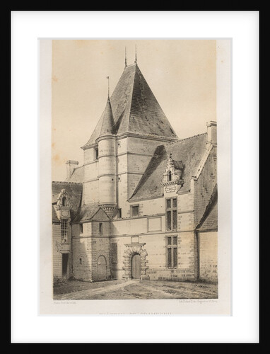 …Pl. 93, Château de Cramesnil, 1860 by Victor Petit