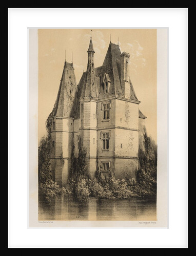 …Pl. 94, Ancien Château de la Pommeraie, 1860 by Victor Petit