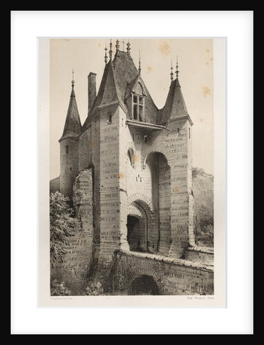 …Pl. 95, Porte de Villeneuve-Le-Roi, 1860 by Victor Petit