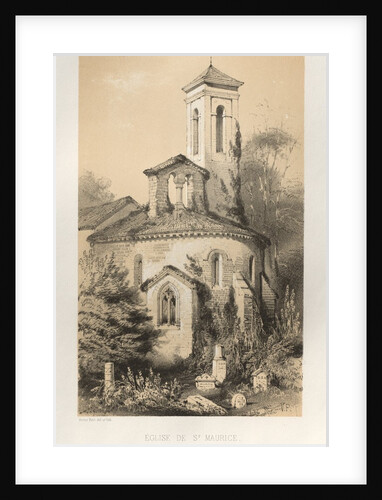 …Pl.14, Eglise de St. Maurice, 1860 by Victor Petit