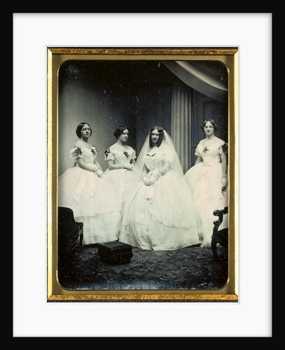 A Bride and Her Bridesmaids, 1851 or later by Josiah Johnson Hawes; Albert Sands Southworth