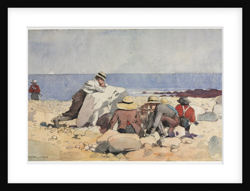 A Clam-Bake, 1873 by Winslow Homer