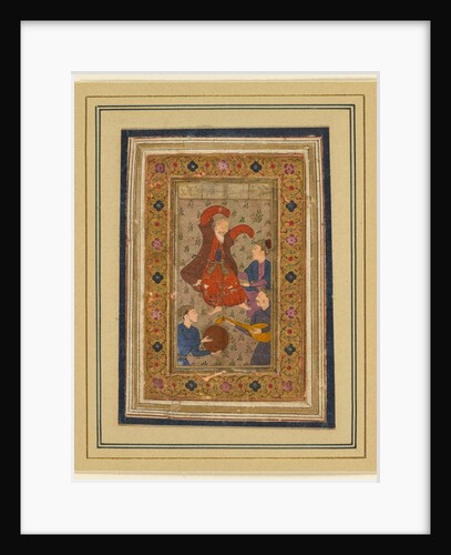 A dancing dervish and three musicians?, 1637 by Unknown