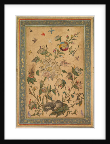 A floral fantasy of animals and birds, early 1600s by Unknown