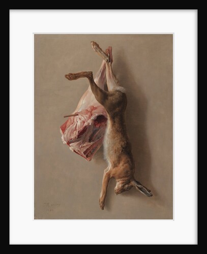 A Hare and a Leg of Lamb, 1742 by Jean-Baptiste Oudry