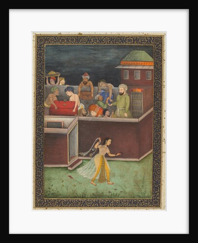 A House Burgled at Night, c. 1700 by Unknown