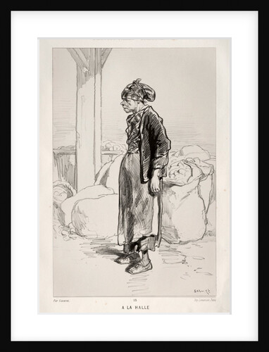 À la Halle by Paul Gavarni