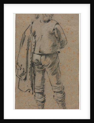 A Man Standing Seen from the Back, c. 1630 by Gerard ter Borch