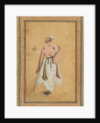 A Mughal courtier, c. 1575; border added probably 1700s by Unknown