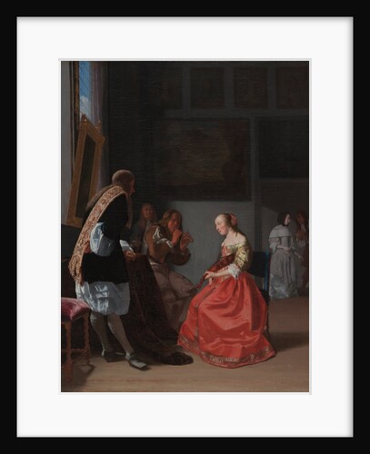 A Musical Company, c. 1668 by Jacob Ochtervelt