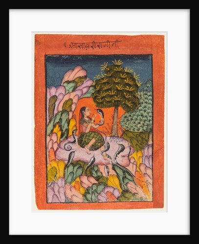 A page from a Ragamala series: Asavari Ragini, early 1700s by Unknown