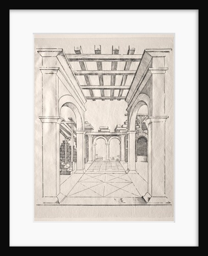 A Portico by Erhard Schön