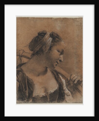 A Portrait of Rosa with a Shoulder Stick, c. 1735 by Giovanni Battista Piazzetta