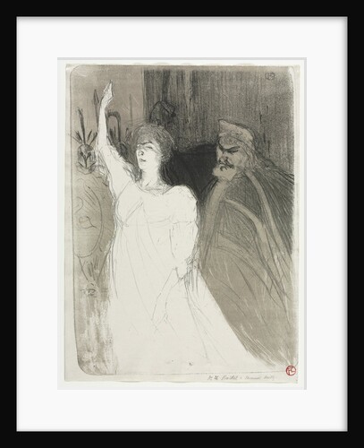 A Princely Idyl, Clara Ward, 1894 by Henri de Toulouse-Lautrec