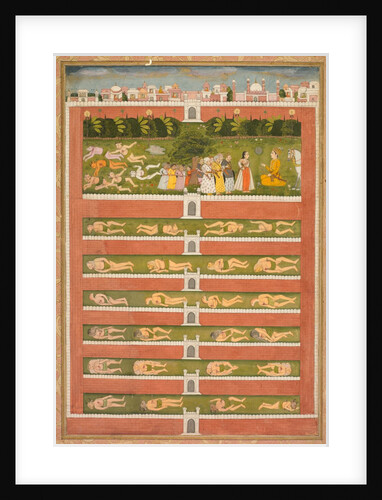 A Princess and Demons before a Nobleman: A Leaf from a Poetical Romance?, c. 1710 by Unknown