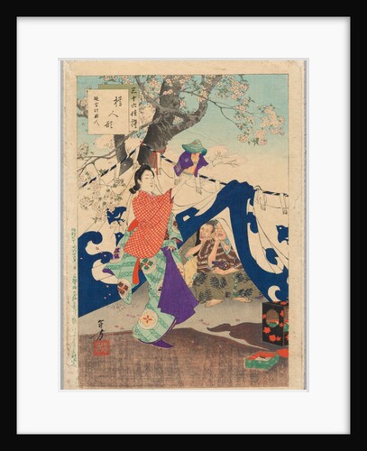 A Puppet Made from a Bucket, A Lady of the Enpo Era…, 1894 by Mizuno Toshikata