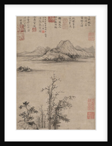 A Scholar's Retreat amid Autumn Trees, Ming dynasty by Wang Fu