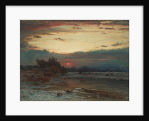 A Winter Sky, 1866 by George Inness