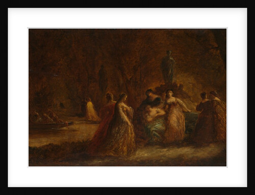 A Woodland Fête, c. 1853-1857 or c. 1862 by Adolphe Monticelli