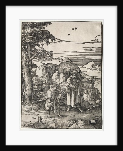 Abraham Going to Sacrifice Isaac, 1517-1519 by Lucas van Leyden