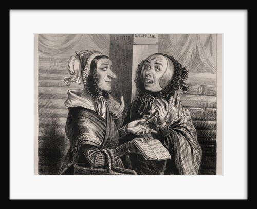 Actualités: Ah! Mame Chopin!…, 1841 by Clémente Pruche