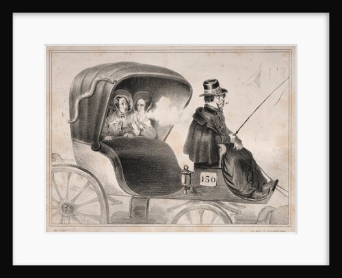 Actualités: Les Inconvénients des voitures publique: Le cocher de…, 1839 by Clémente Pruche