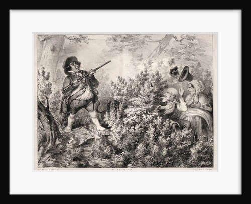 Actualités: LOuverture de la Chasse, 1840 by Clémente Pruche