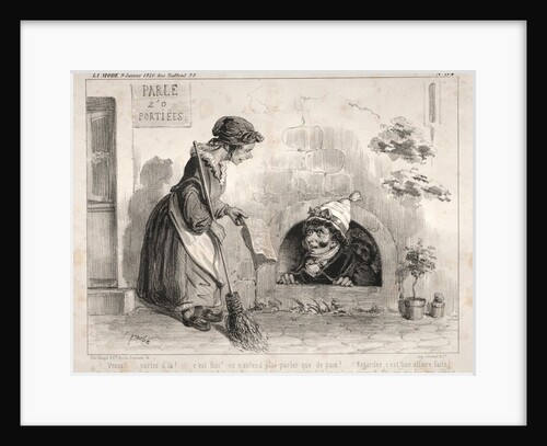 Actualités: Venez! …sortez dla! … cest fini! on nentend plus parler que de paix!… by Clémente Pruche