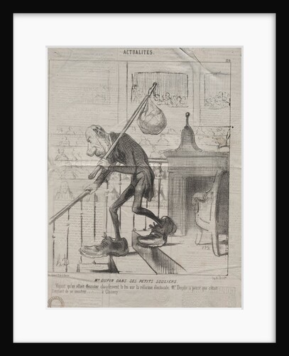 Actualities: Mr. Dupin in his little shoes, 1850 by Honoré Daumier
