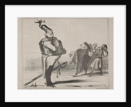 Actualities: Why are they taking away my money…, 1854 by Honoré Daumier