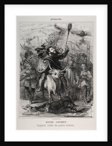 Actualities: Master Courbet Inaugurates the School of Modern Painting by Émile Bénassit