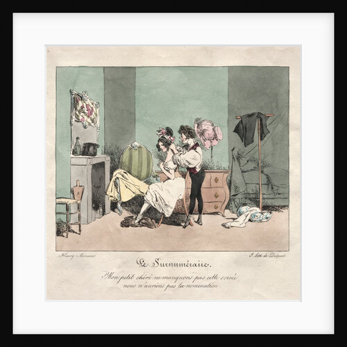 Administrative Customs: Supernumerary by Henry Bonaventure Monnier