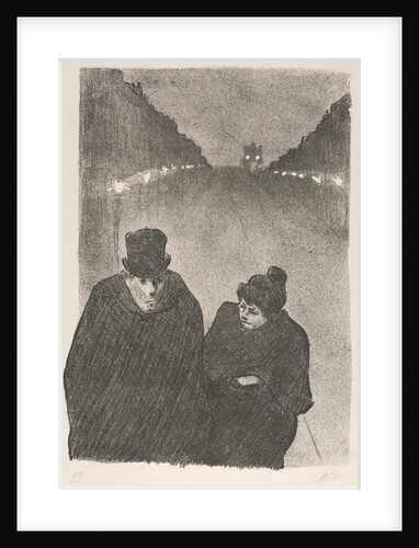 Ah, it's true, my poor old man, you would be the first to whom I would have made to miss his bus…, by Henri Gabriel Ibels