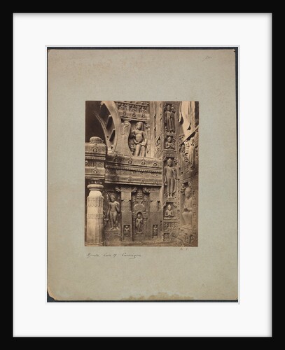 Ajinta Cave No. 19, 1850s-1870s by Francis Frith & Co.