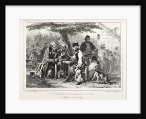 Album for 1832: Un famous diplomat à dit…, 1832 by Auguste Raffet