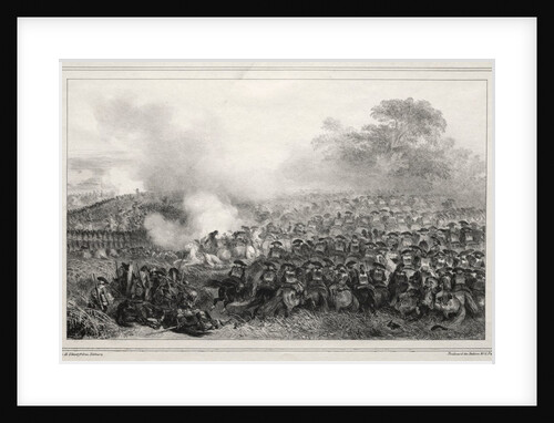 Album for 1835: Carré enfoncé…, 1835 by Auguste Raffet