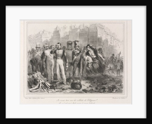 Album of 1831: I want to kill one of Polignac's soldiers. They did not spare my child, 18 by Auguste Raffet
