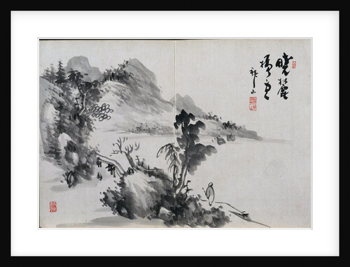 Album of Landscape Sketches, 19th Century by Yoshitsugu Haizan