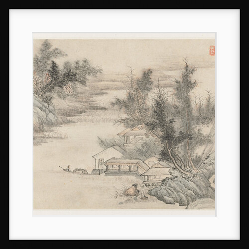 Album of Landscapes: Leaf 2, 1677 by Wang Gai