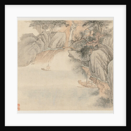 Album of Landscapes: Leaf 4, 1677 by Wang Gai