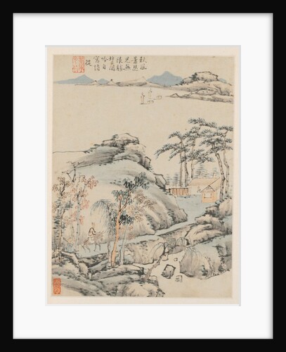 Album of Seasonal Landscapes, Leaf F, 1668 by Xiao Yuncong