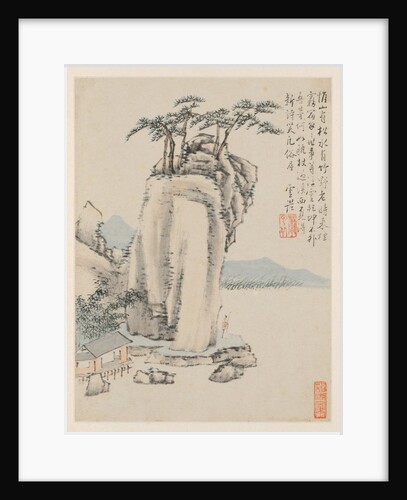 Album of Seasonal Landscapes, Leaf G, 1668 by Xiao Yuncong