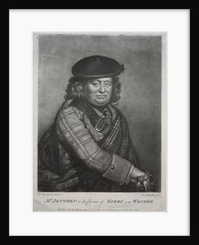 Alexander Jonston in the character of Gibby in 'The Wonder', 1774 by Joseph I Saunders